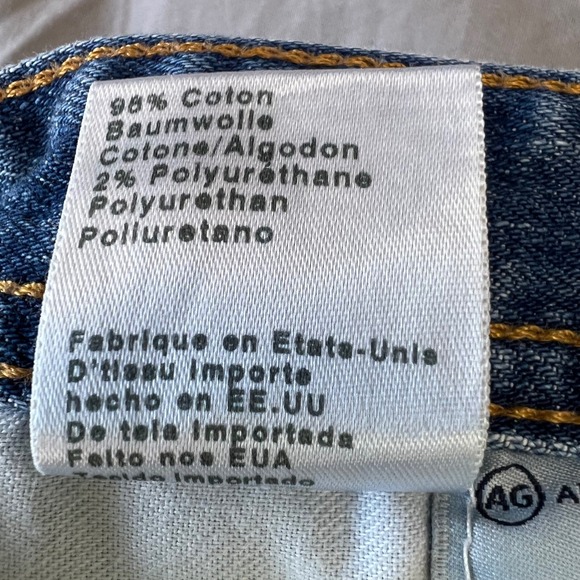 AG Adriano Goldschmied The Protégé Jean Mens Size 38x34 Medium Wash Straight Leg - Picture 12 of 16